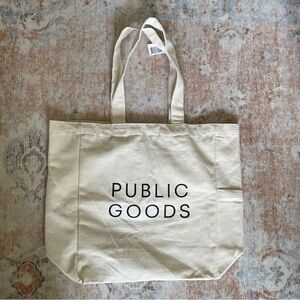 NWT Public Goods canvas tote